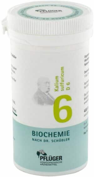 Biochemie Pflüger 6 Kalium sulfuricum D6 400 Tabletten