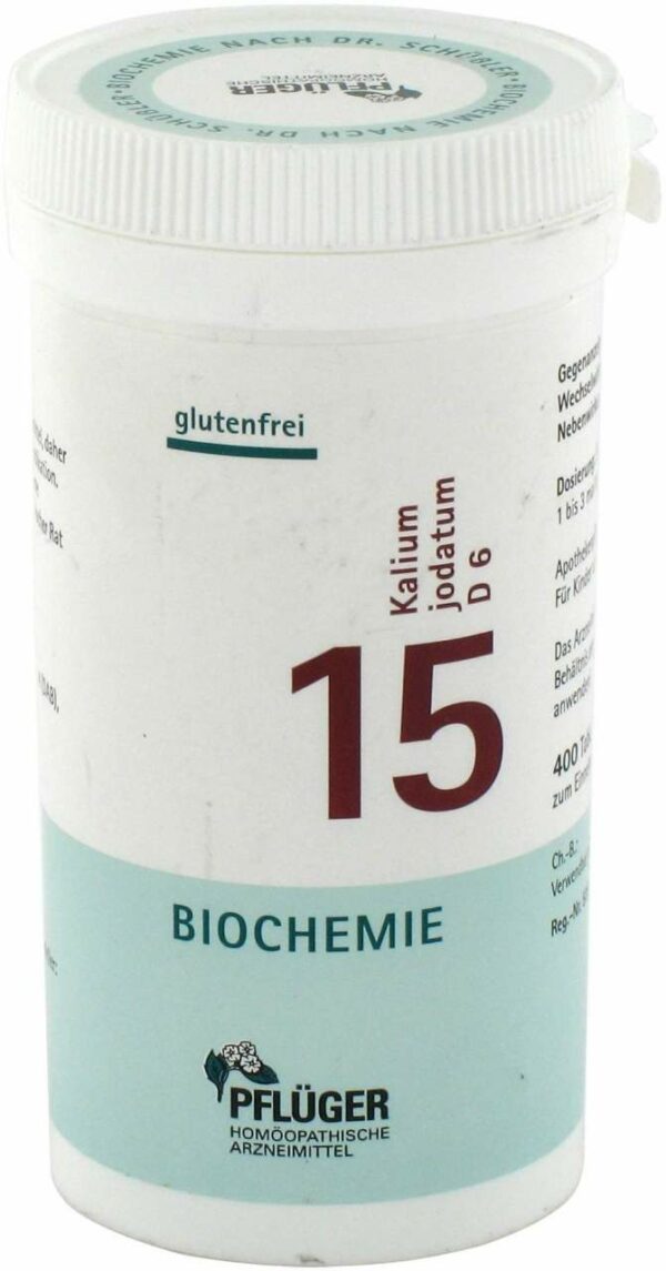 Biochemie Pflüger 15 Kalium jodatum D6 400 Tabletten