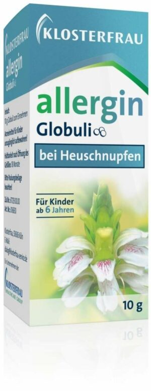 Klosterfrau allergin 10 g Globuli bei Heuschnupfen