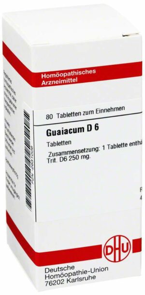 Guaiacum D 6 Tabletten