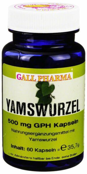 Yamswurzel 500 mg Gph 60 Kapseln