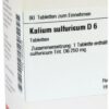 Kalium Sulfuricum D6 Dhu 80 Tabletten