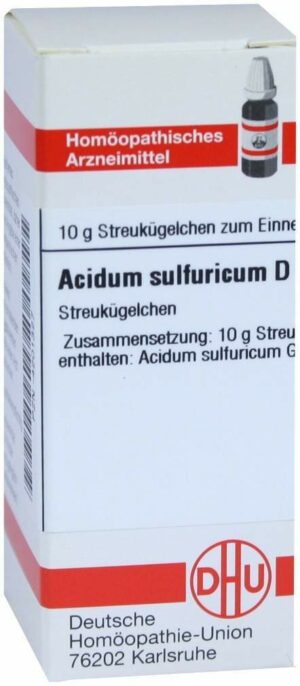 Acidum Sulfuricum D30 10 G Globuli