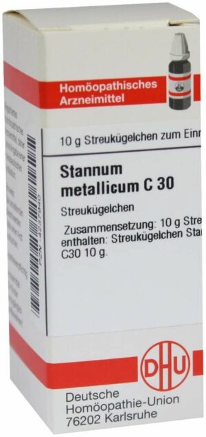 Stannum Metallicum C 30 10 G Globuli