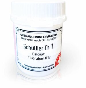 Schüssler Nr.1 Calcium Fluoratum D12  400 Tabletten