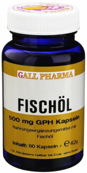 Fischöl 500 mg Gph Kapseln 60 Kapseln
