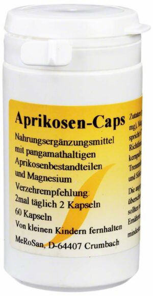 Aprikosen Caps Kapseln