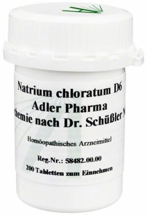 Biochemie Adler 8 Natrium Chlor. D6 200 Tabletten