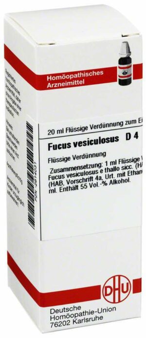 Dhu Fucus Vesiculosus D4 Dilution