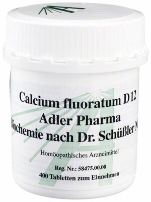 Biochemie Adler 1 Calcium Fluor. D12 400 Tabletten