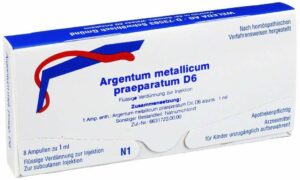 Weleda Argentum Metallicum Praeparatum D6 8 Ampullen