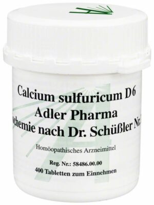 Biochemie Adler 12 Calcium Sulfuricum D 6 400 Tabletten