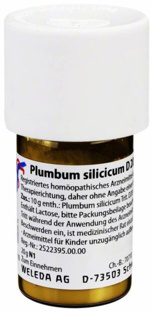 Weleda Plumbum silicicum D20 20 g Trituration