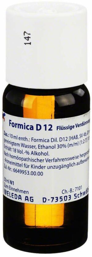 Weleda Formica D12 50 ml Dilution
