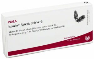 Wala Iscucin Abietis Stärke G 10 x 1 ml Ampullen