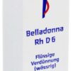 Weleda Belladonna Rh D6 20 ml Dilution