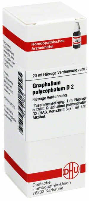Gnaphalium Polyceph. D2 20 ml Dilution