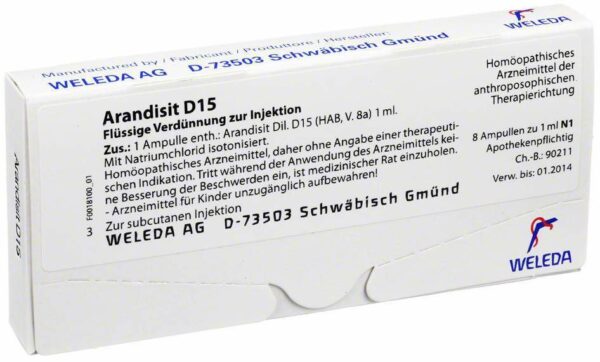 Weleda Arandisit D15 8 x 1 ml Ampullen