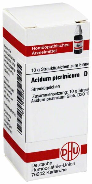 Acidum Picrinicum D 30 Globuli