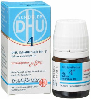 Biochemie DHU 4 Kalium Chloratum D6 10 g Globuli