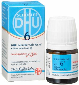 Biochemie DHU 6 Kalium Sulfuricum D6 10 g Globuli