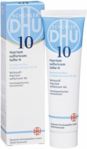 Biochemie DHU 10 Natrium sulfuricum N D4 50 g Salbe