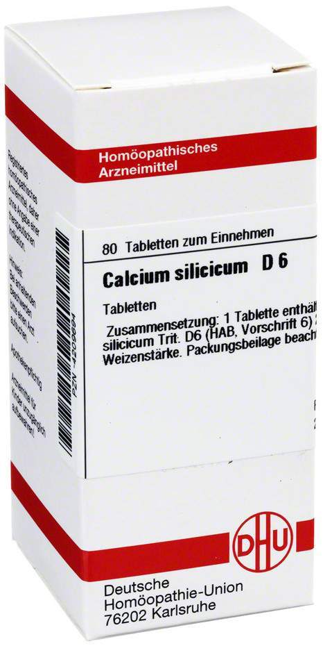 Calcium Silicicum D 6 Tabletten 80 Stück