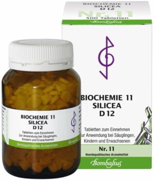 Biochemie Bombastus 11 Silicea D 12 500 Tabletten