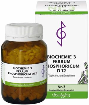 Biochemie Bombastus 3 Ferrum phosphoricum D 12 500 Tabletten