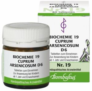 Biochemie Bombastus 19 Cuprum arsenicosum D 6 80 Tabletten