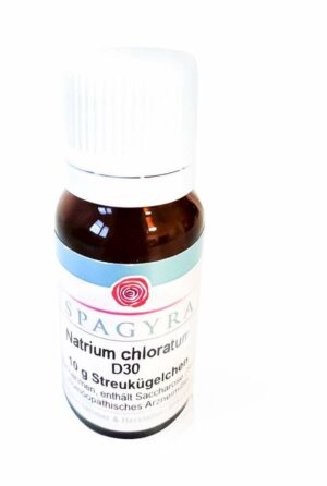 Natrium Chloratum D 30 Globuli