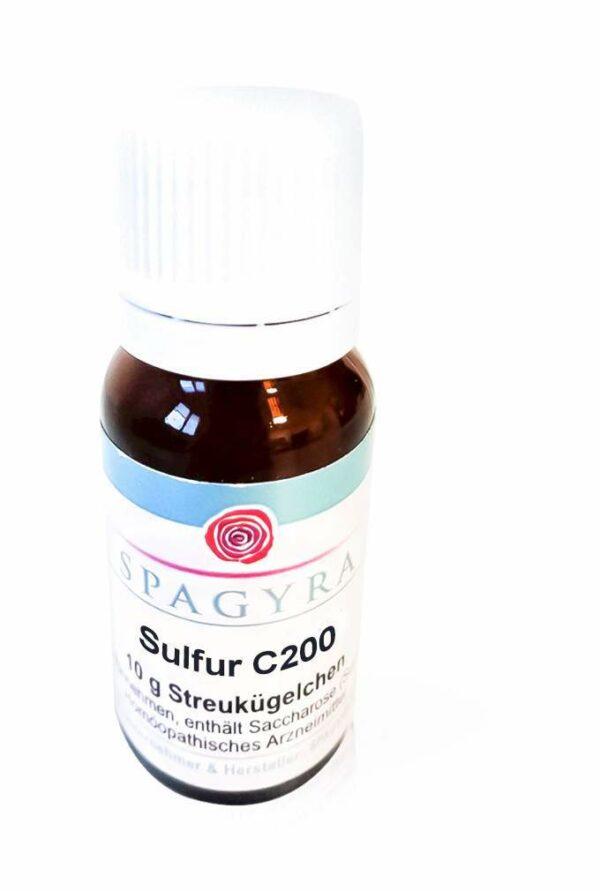 Sulfur C200 10 G Globuli