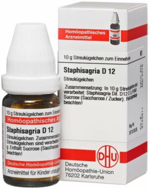 Staphisagria D12 10 g Globuli