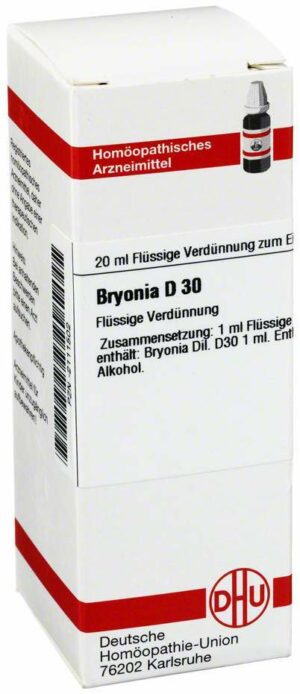 Bryonia D 30 Dilution 20 ml