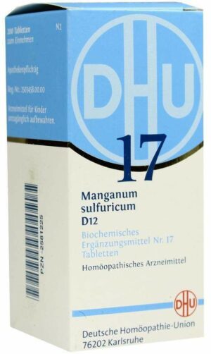 Biochemie Dhu 17 Manganum Sulfuricum D12 200 Tabletten