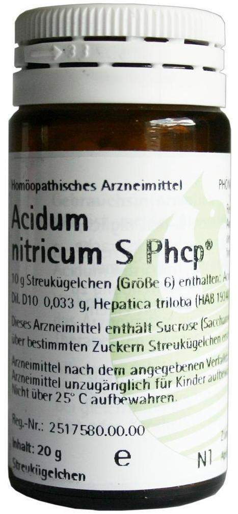 Acidum Nitricum S Phcp 20 G  Globuli
