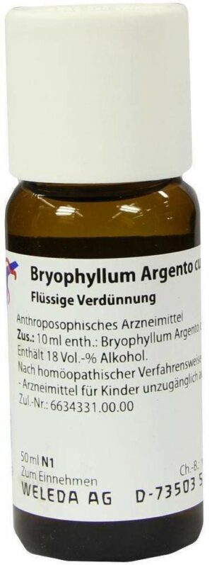 Weleda Bryophyllum Argento Cultum D3 Dilution 50 ml