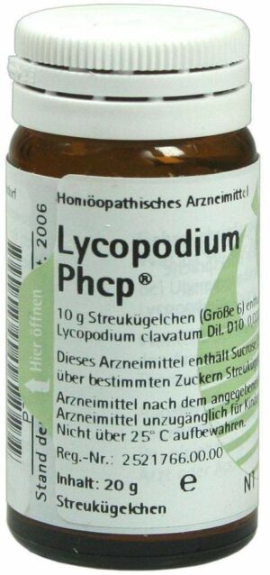 Lycopodium Phcp 20 G Globuli