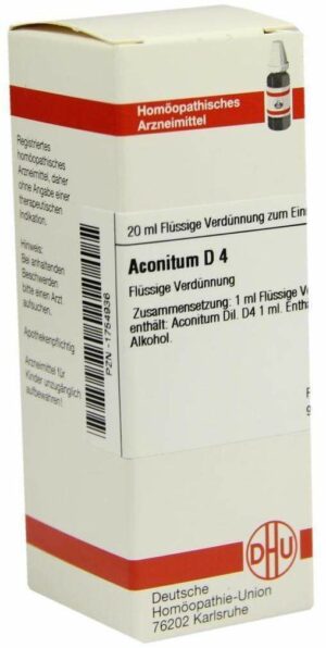 Aconitum D4 20 ml Dilution