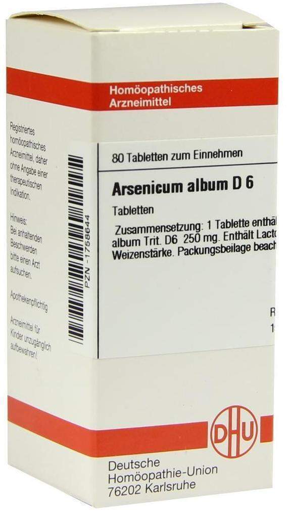 Arsenicum Album D6 80 Tabletten