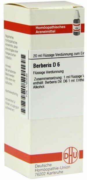 Berberis D6 20 ml Dilution