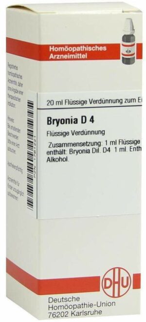 Bryonia D 4 20 ml Dilution
