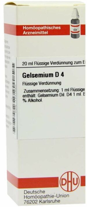 Dhu Gelsemium D4 20 ml Dilution