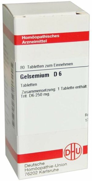 Gelsemium D6 80 Tabletten