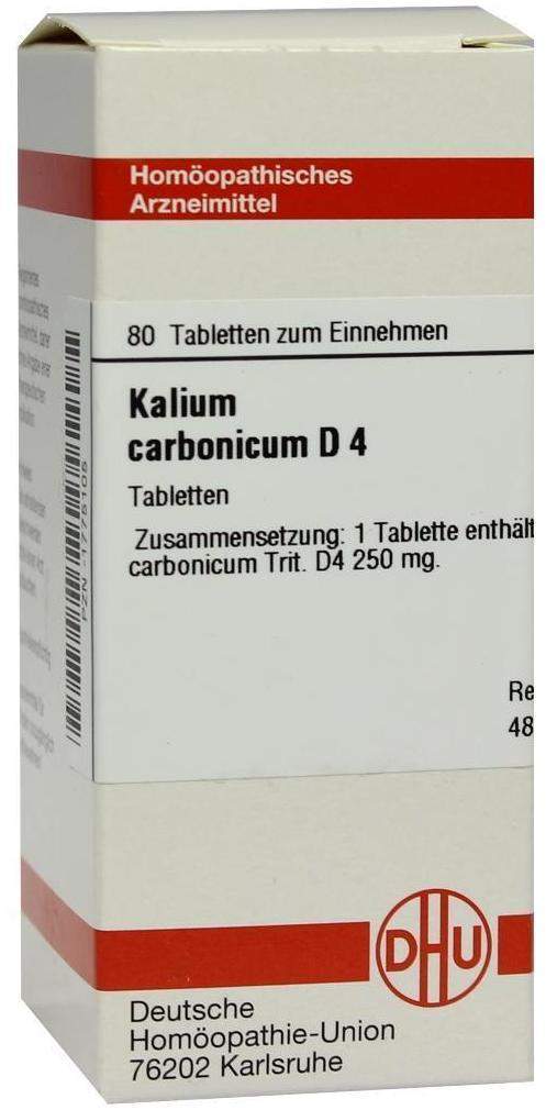 Kalium Carbonicum D4 Dhu 80 Tabletten