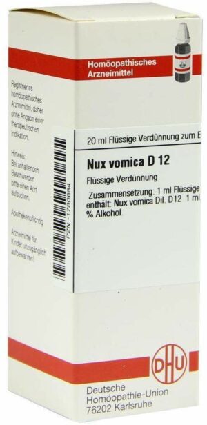 Nux Vomica D 12 20 ml Dilution