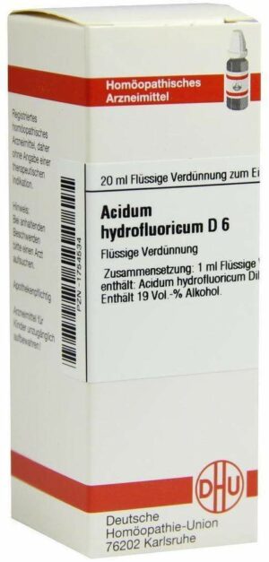 Acidum Hydrofluoricum D 6 20 ml Dilution