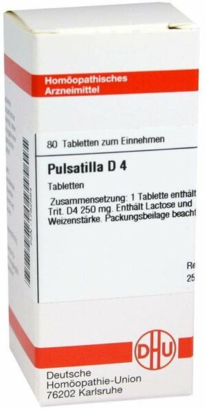 Pulsatilla D 4 80 Tabletten