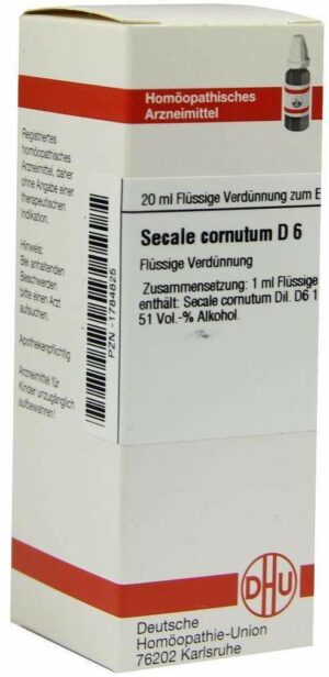 Secale Cornutum D6 Dilution 20 ml Dilution