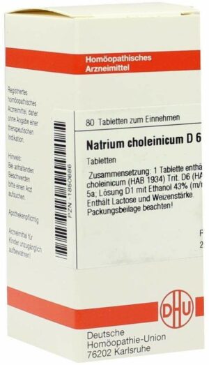 Natrium Choleinicum D 6 Tabletten
